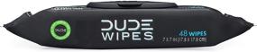 img 1 attached to 🧻 Разборный держатель для салфеток DUDE Wipes: биоразлагаемые, без запаха, с витамином Е и алоэ, безопасные для септика (набор из 6).