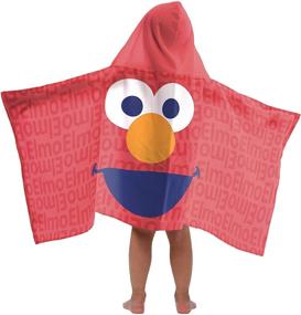 img 4 attached to Детский халатик с капюшоном Jay Franco Sesame Street: уютное и веселое неотъемлемое средство для купания.