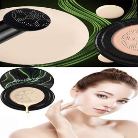 img 3 attached to 🍄 Royu Air Cushion Mushroom Head CC Cream Concealer Moisturizing Makeup BB Cream for Flawless Coverage &amp; Hydration, Fast Absorbing &amp; Non-Irritating - Perfect Skin (True Color)