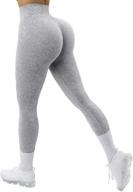 omkagi scrunch leggings seamless 88 black sports & fitness for running logo