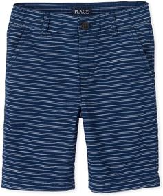 img 1 attached to Boys' Printed Chino Shorts by Childrens Place: Trendy Shorts for Kids