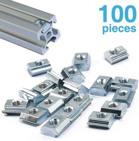 img 2 attached to 🔩 KOOTANS 100pcs M5 Sliding T Nuts for 20x20 Standard 6mm T-Slot Aluminum Extrusion Profile - 2020 Series (Metric Thread)