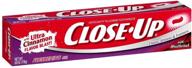 close-up refreshing red gel toothpaste, anticavity fluoride, cinnamon - 6 oz (pack of 4) logo