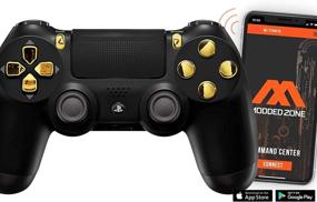 img 1 attached to Enhance Your Gaming Experience with Black/Gold PRO Smart Rapid Fire Modded Controller for PS4 Mods – Perfect for FPS Games Like Warzone & More!