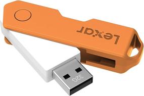 img 2 attached to 🍊 32 ГБ флеш-накопитель Lexar JumpDrive TwistTurn2 USB 2.0 в оранжевом цвете (LJDTT2-32GABNAOG)