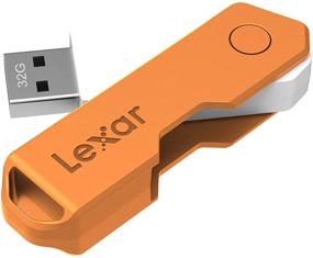 img 3 attached to 🍊 32 ГБ флеш-накопитель Lexar JumpDrive TwistTurn2 USB 2.0 в оранжевом цвете (LJDTT2-32GABNAOG)