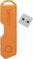 🍊 32 гб флеш-накопитель lexar jumpdrive twistturn2 usb 2.0 в оранжевом цвете (ljdtt2-32gabnaog) логотип