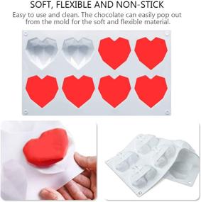 img 1 attached to Силиконовая форма для шоколада Valentine от Amurgo