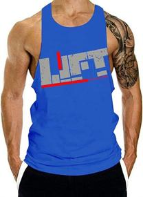 img 4 attached to GZXISI Bodybuilding Stringer Workout Sleeveless Sports & Fitness for Running
