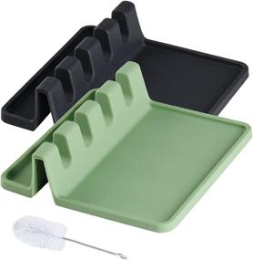 img 4 attached to 🔥 Versatile Heat Resistant Silicone Utensils: A Must-Have Kitchen Accessory Set