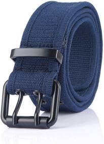 img 1 attached to Tactical Military Style Nylon Buckle Men's Accessories in Belts