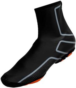 img 2 attached to 🚲 Winter Waterproof Shoe Covers for Cycling: HomDSim Mountain Road Bike Shoe Covers Provide Windproof Warmth and Rain Protection for Outdoor Sports