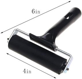 img 3 attached to 🖌️ 4-inch CellCase Rubber Brayer Roller for Printmaking, Ink, Print, and Gluing Applications - Enhanced SEO