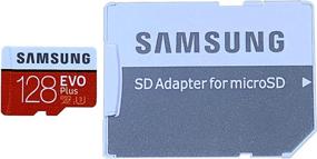 img 3 attached to 📷 Samsung 128GB Evo Plus MicroSD карта (2 шт. EVO+) Класс 10 SDXC карта памяти с адаптером (MB-MC128HA) Набор + все, кроме Stromboli Micro & SD Card Reader