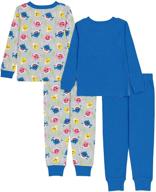 🦈 nickelodeon boys' baby shark cozy cotton pajamas logo
