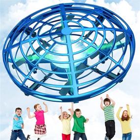 img 4 attached to 🚀 Fun Hand Controlled UFO Drones for Kids - Led Light Mini Drone with Levitation and 360 Rotating Feature - Perfect Toy for Indoor and Outdoor Use!