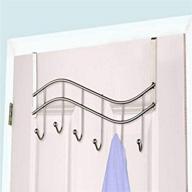 home basics 6 hook hanging nickel logo