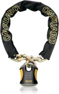 🔒 ultimate security: onguard beast chain lock with x2 padlock (black, 110 cm x 12 mm) logo