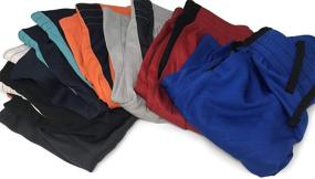 img 1 attached to 🏀 Performance Mesh Basketball Shorts for Active Boys by Andrew Scott