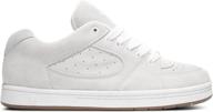 men's swift white athletic skateboard shoes by es for better performance logo