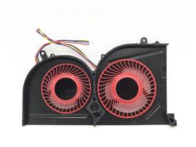 img 2 attached to 🔋 GPU Cooling Fan Upgrade: Compatible with MSI GS63, GS63VR, GS73, GS73VR, MS-16K2, MS-17B Series Laptops - Part Number BS5005HS-U2L1