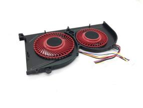 img 1 attached to 🔋 GPU Cooling Fan Upgrade: Compatible with MSI GS63, GS63VR, GS73, GS73VR, MS-16K2, MS-17B Series Laptops - Part Number BS5005HS-U2L1