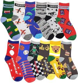 img 3 attached to 🧦 Affordable 100 Pairs Wholesale Lot Kids Novelty Design Crew Socks: Girls and Boys Collections