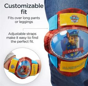 img 2 attached to 👶 SEO-Optimized Nickelodeon Paw Patrol and Blue's Clues & You! Toddler and Kids Elbow/Knee Pads and Gloves Sets in Various Vibrant Colors