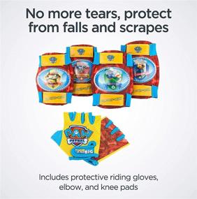 img 3 attached to 👶 SEO-Optimized Nickelodeon Paw Patrol and Blue's Clues & You! Toddler and Kids Elbow/Knee Pads and Gloves Sets in Various Vibrant Colors