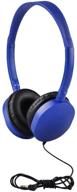 🎧 wholesale kids headphones bulk 5 pack for students – durable classroom earphones for school children, teens, boys, and girls (blue) logo