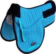π΄ 72109 st. charles challenger horse quilted english saddle pad with contoured fleece lining logo