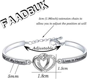 img 3 attached to 🌹 Heartfelt FAADBUK Memorial Jewelry: A Meaningful Bracelet to Honor Your Loved One in Heaven