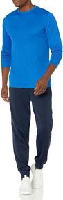 img 1 attached to Men's Clothing: Amazon Essentials Performance Long Sleeve T-Shirt and T-Shirts & Tanks