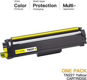img 3 attached to 🔒 E-Z Ink (TM) High Yield Compatible Toner Cartridge Replacement for Brother TN227 TN-227 TN223 TN-223 - Yellow - for MFC-L3770CDW MFC-L3750CDW HL-L3230CDW HL-L3290CDW HL-L3210CW MFC-L3710CW