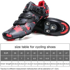 img 2 attached to Santic Cycling Straps Suitable Peloton Men's Shoes