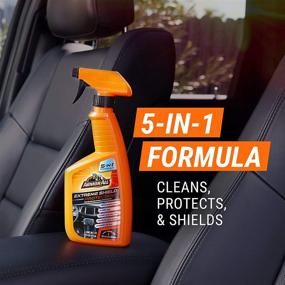 img 1 attached to 🚗 Armor All Extreme Shield Protectant Spray for Cars - Interior Cleaner with UV Protection to Prevent Cracking & Fading - Medium Shine - 16 Fl Oz - 19134