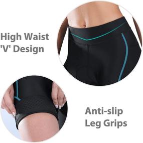 img 1 attached to BALEAF Women's Cycling Shorts with 4D Padding, Pockets & Wide Waistband for Spinning, Road Biking, UPF50+