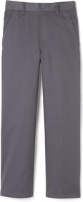 img 2 attached to 👖 Stylish French Toast Boys' Big Pull-On Relaxed Fit School Uniform Pant - Comfort & Ease