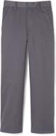 👖 stylish french toast boys' big pull-on relaxed fit school uniform pant - comfort & ease logo