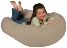 img 1 attached to Latte Leachco Pillay Plush Sling-Style Lounger