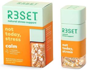 img 4 attached to 🌿 Релакс Stress & Anxiety Relief Супплемент R3SET, Улучшенное внимание, с Ашвагандха, L-теанином, Витамином D, Валерианой, Омега-3, 14 капсул вегетарианского происхождения.