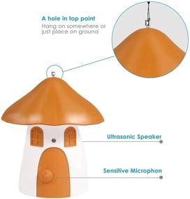 img 2 attached to Humutan Ultrasonic Deterrent Deterrents Weatherproof