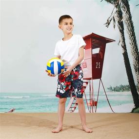 img 3 attached to KAILUA SURF Boys' Swim Shorts - Sizes 2T 🏊 to 18/20 - Boys' Bathing Suit for Beach or Pool