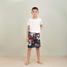 img 1 attached to KAILUA SURF Boys' Swim Shorts - Sizes 2T 🏊 to 18/20 - Boys' Bathing Suit for Beach or Pool