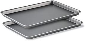 img 2 attached to 🍪 Calphalon Classic Bakeware Special Value 12-by-17-Inch Rectangular Nonstick Jelly Roll Pans - Set of 2: Efficient Baking Delight!