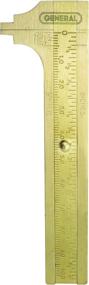 img 1 attached to 📏 Precision Measuring with General Tools 133ME Brass Caliper - Accurate and Reliable Measurements