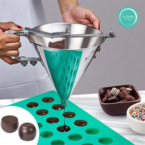 img 3 attached to OCreme Silicone Chocolate Truffles Pralines Kitchen & Dining for Bakeware