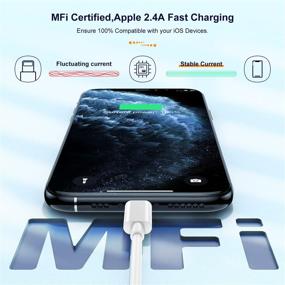 img 3 attached to 🔒 Trustworthy Charger: Certified Lightning iPhone Charging Solution