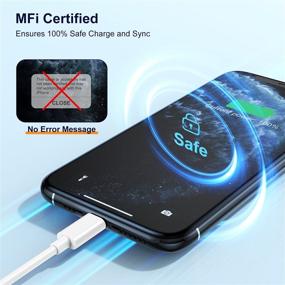 img 1 attached to 🔒 Trustworthy Charger: Certified Lightning iPhone Charging Solution