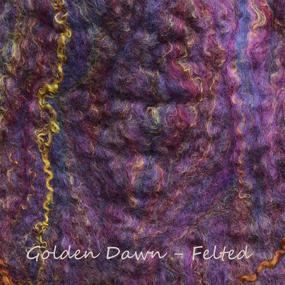 img 1 attached to Golden Dawn Merino Bamboo Blend Fiber: Ultra Soft Combed Top Roving for Hand Spinning, Needle Felting, Wet Felting, Soap Making, Dryer Balls, and More